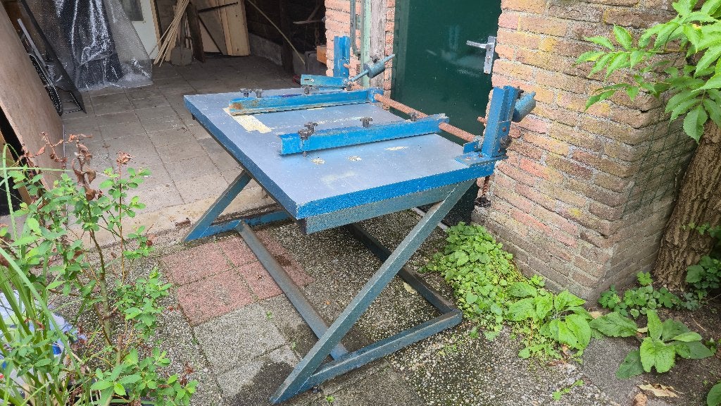 Zeefdruktafel, Ophalen, Gebruikt