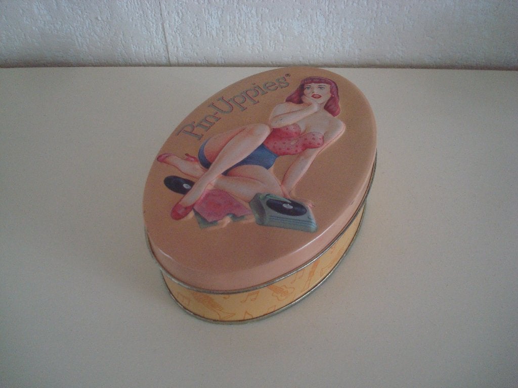 Ovaal blik retro, Ophalen of Verzenden, Zo goed als nieuw, Overige