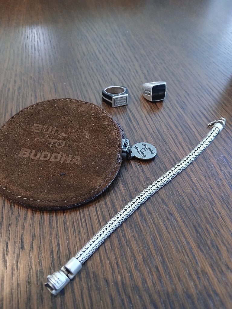 Buddha to Buddha armband, Sieraden, Tassen en Uiterlijk, Armbanden, Ophalen, Zo goed als nieuw, Zilver, Zilver