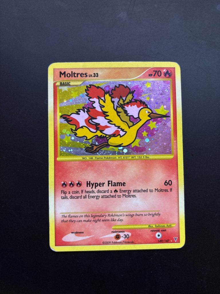 Moltres 149, Ophalen, Gebruikt, Losse kaart, Foil
