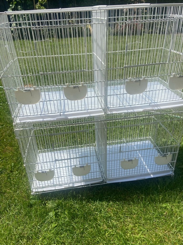 2 vogelkooien, Ophalen, Gebruikt, Metaal, Vogelkooi