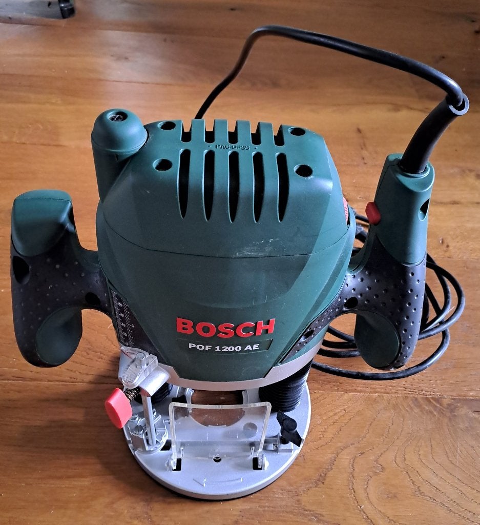 Bosch – Bovenfrees POF 1200 AE, Ophalen, Gebruikt, Bovenfrees, Bosch