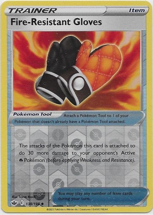 Chilling Reign,  Fire-Res. Gloves [reverse] 138/198, Verzenden, Nieuw, Losse kaart