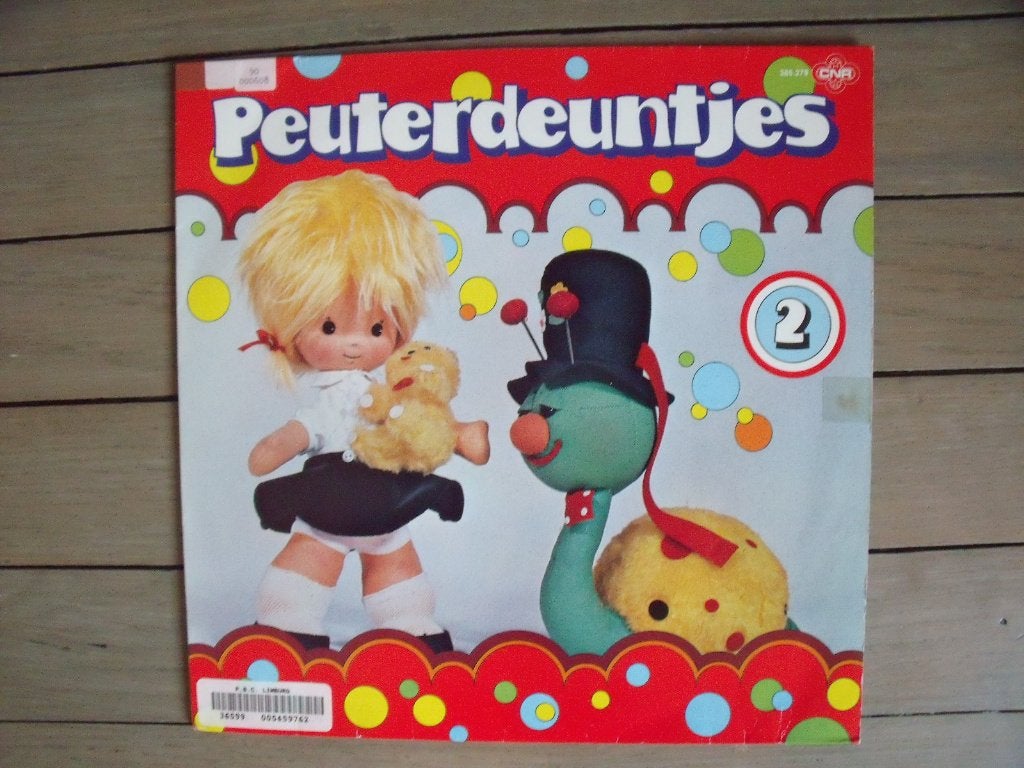 Peuterdeuntjes 2, Cd's en Dvd's, Vinyl | Kinderen en Jeugd, LP, Gebruikt, Ophalen of Verzenden, 12 inch