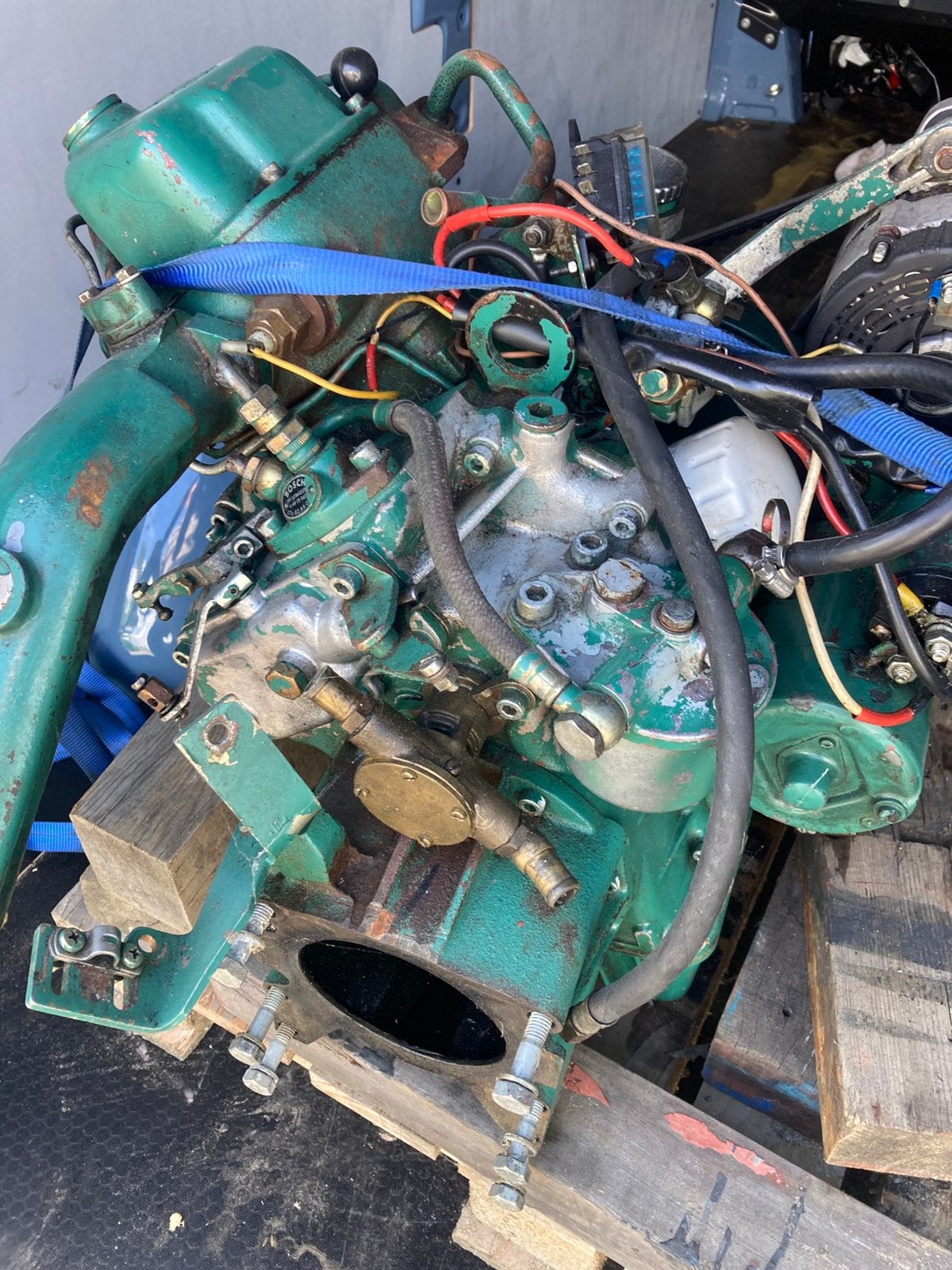Volvo penta MD5 B met saildrive, Watersport en Boten, Ophalen, Gebruikt, 5 tot 10 pk, Diesel
