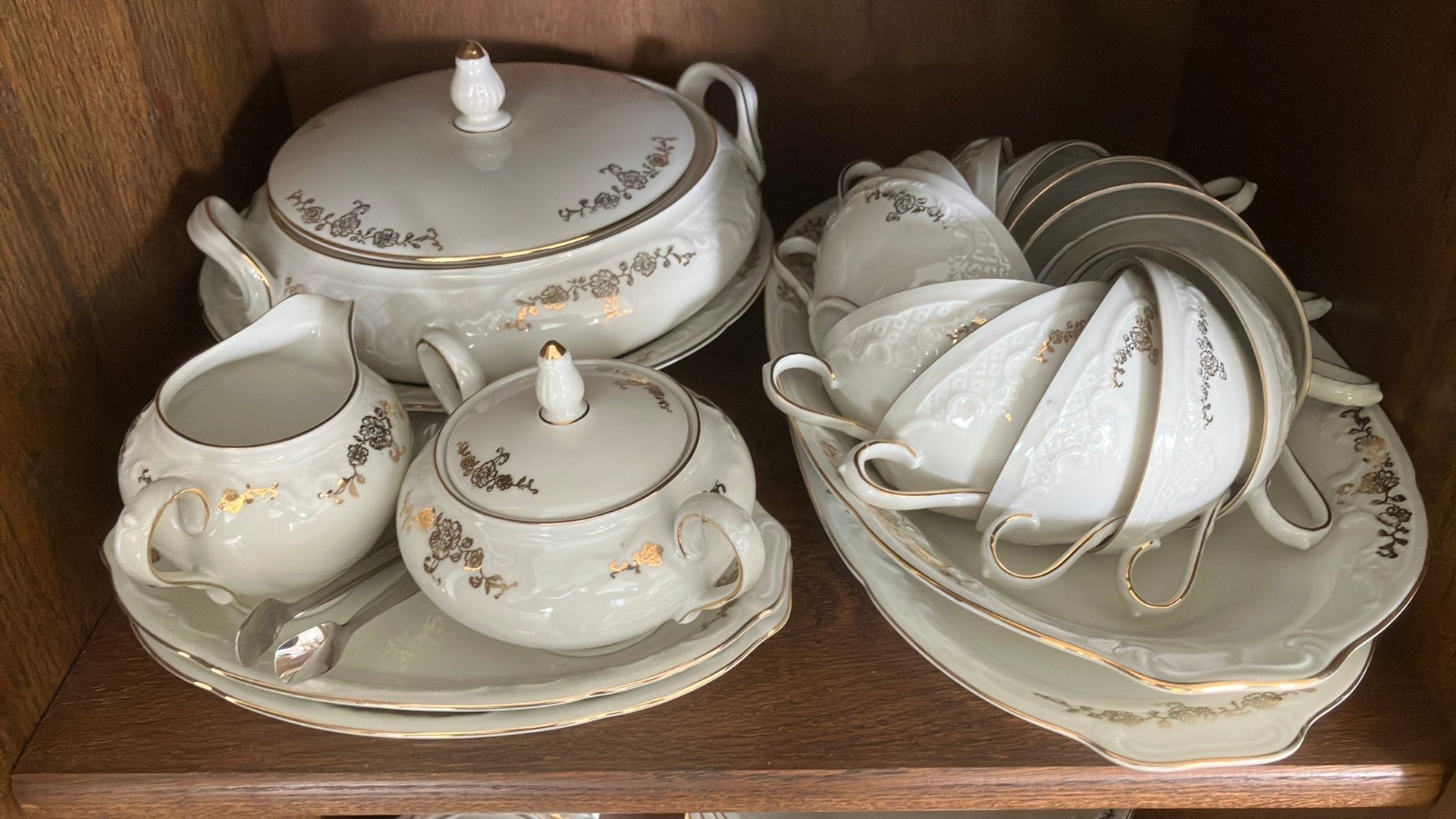 Servies, Ophalen, Klassiek, Zo goed als nieuw, Porselein