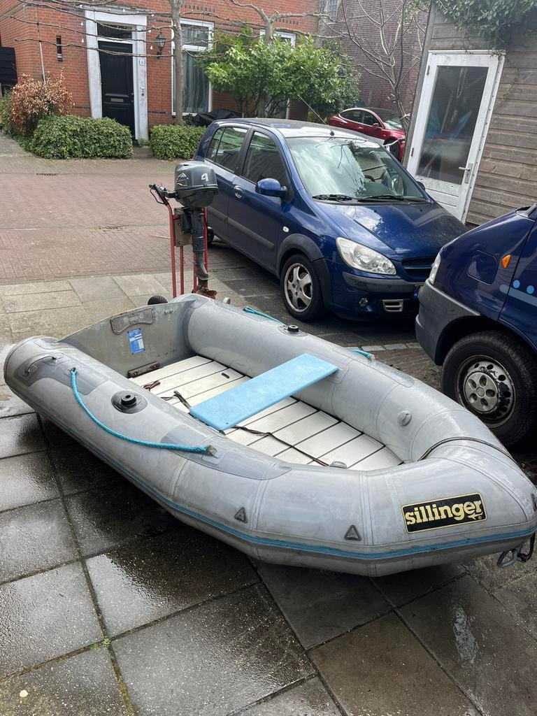 Rubberboot 285cm, Watersport en Boten, Kano's, Ophalen, Gebruikt, Overige typen, Twee personen