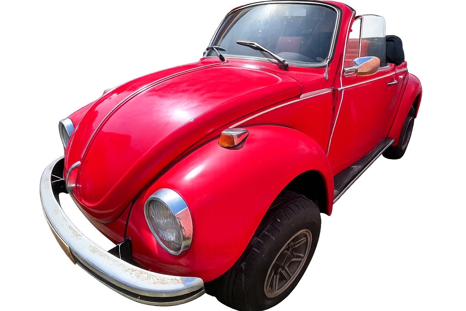 Volkswagen 1302 1974 Rood, Auto's, Volkswagen, Particulier, Beetle (Kever), Benzine, Cabriolet, Handgeschakeld, Origineel Nederlands