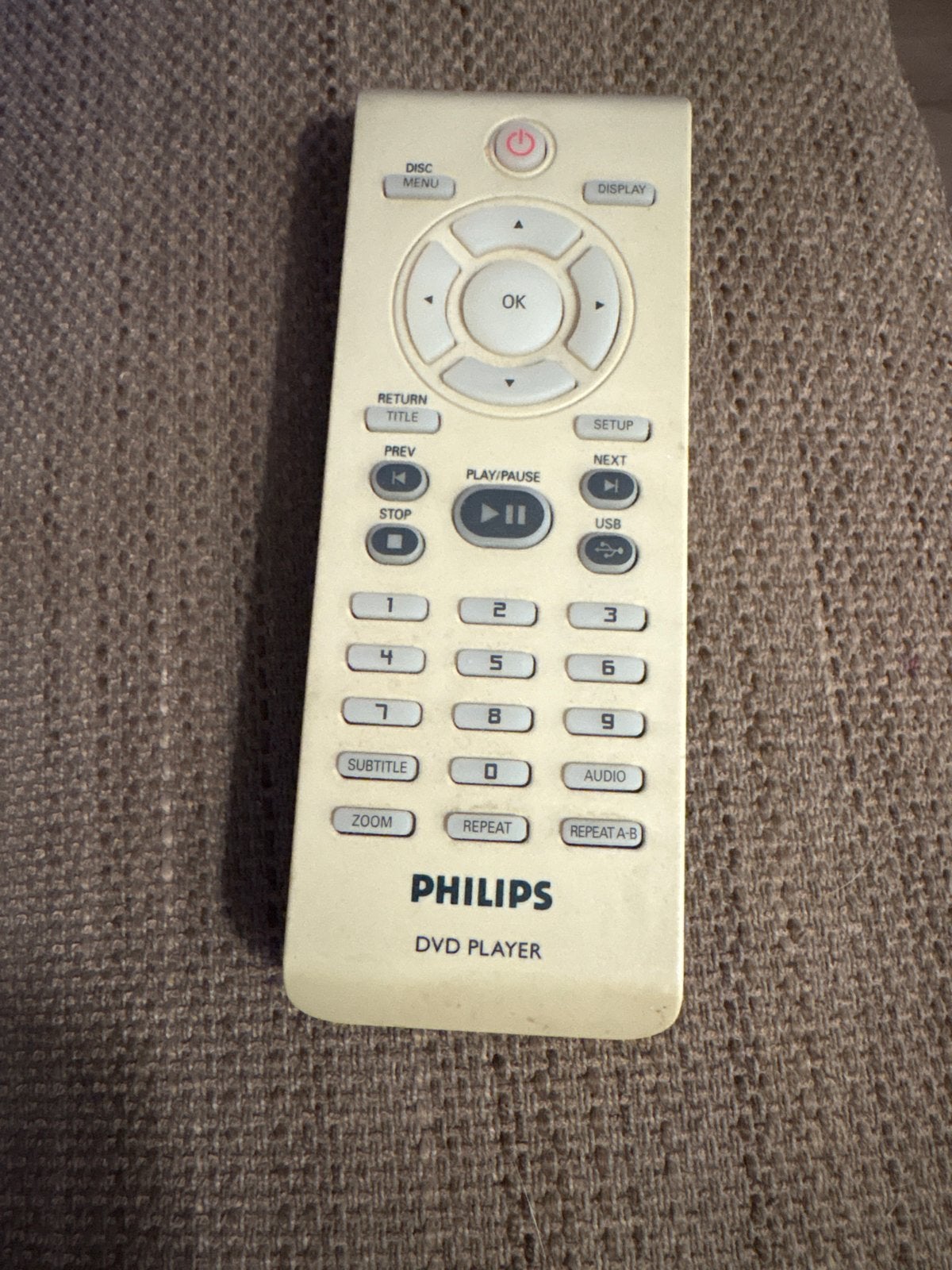 Philips DVD Speler Afstandsbediening - Gebruikt, Audio, Tv en Foto, Ophalen of Verzenden, Gebruikt, Origineel, Dvd