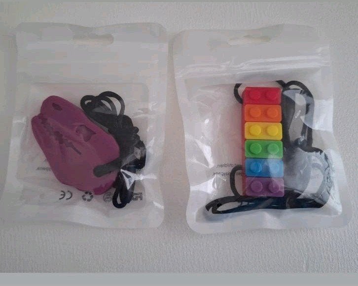 2 Bijtkettingen voor baby's en peuters, Ophalen, Nieuw, Overige typen