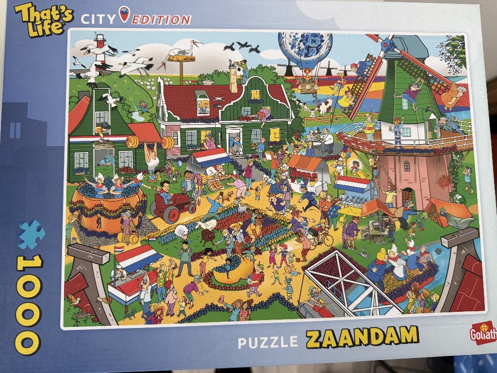 That's life puzzel Zaandam 1000 stukjes, Ophalen of Verzenden, 500 t/m 1500 stukjes, Zo goed als nieuw, Legpuzzel
