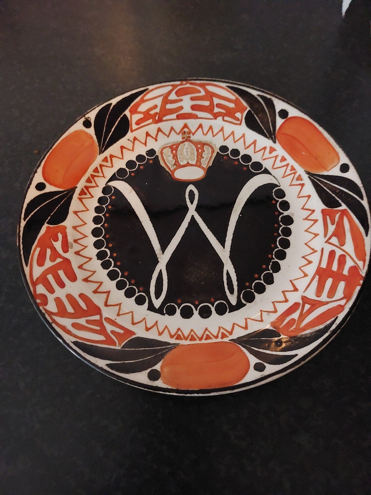 Mooi bordje 1898, Ophalen, Zo goed als nieuw, Servies