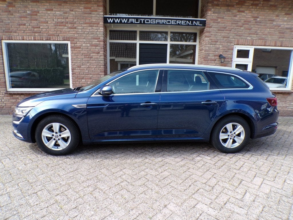 Renault Talisman Estate 1.6 TCe Zen Automaat / Navi, Auto's, Renault, Gebruikt, Euro 6, 4 cilinders, Blauw