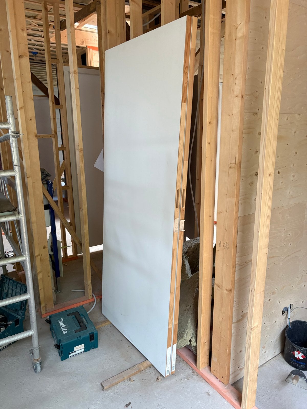 2x Nieuwe Binnendeur - Wit, Hout, Ongebruikt Skantrae, Ophalen, 80 tot 100 cm, Binnendeur, Nieuw