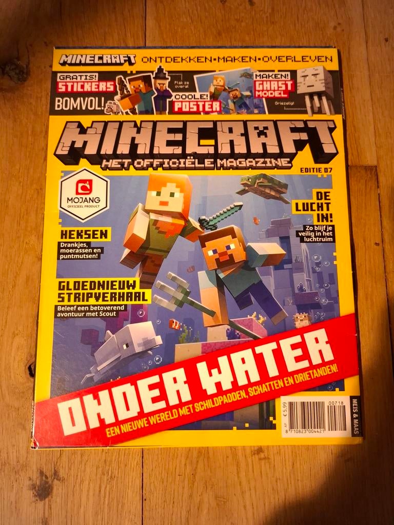 Minecraft Het Officiële Magazine Editie 07, Ophalen of Verzenden, Zo goed als nieuw, Overige typen