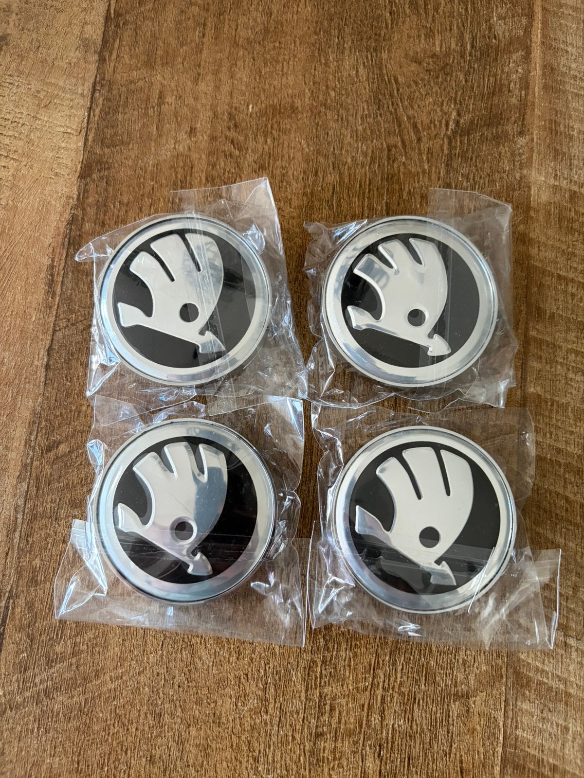 4x Skoda naafdoppen 60mm naafkappen velgdoppen, Ophalen of Verzenden, Nieuw