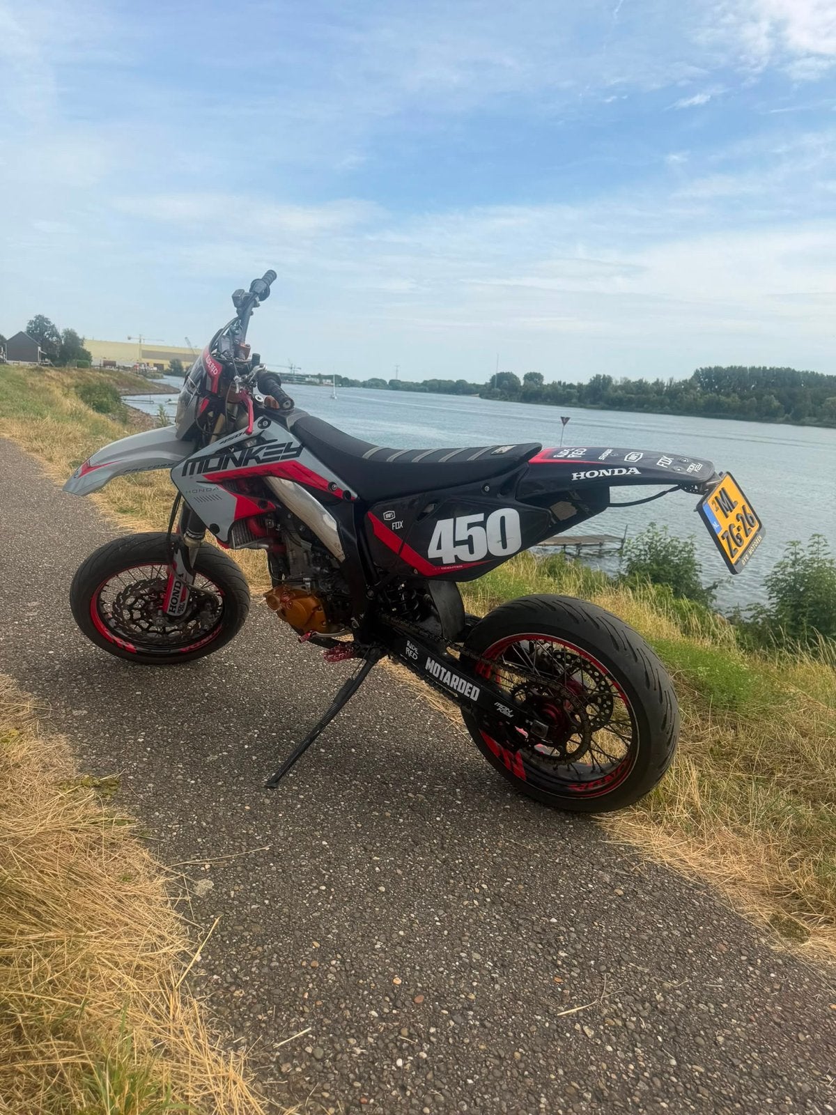 Honda CRF450R 2002 A2 Supermoto - Gereviseerd blok, Motoren, Ophalen, Gereviseerd
