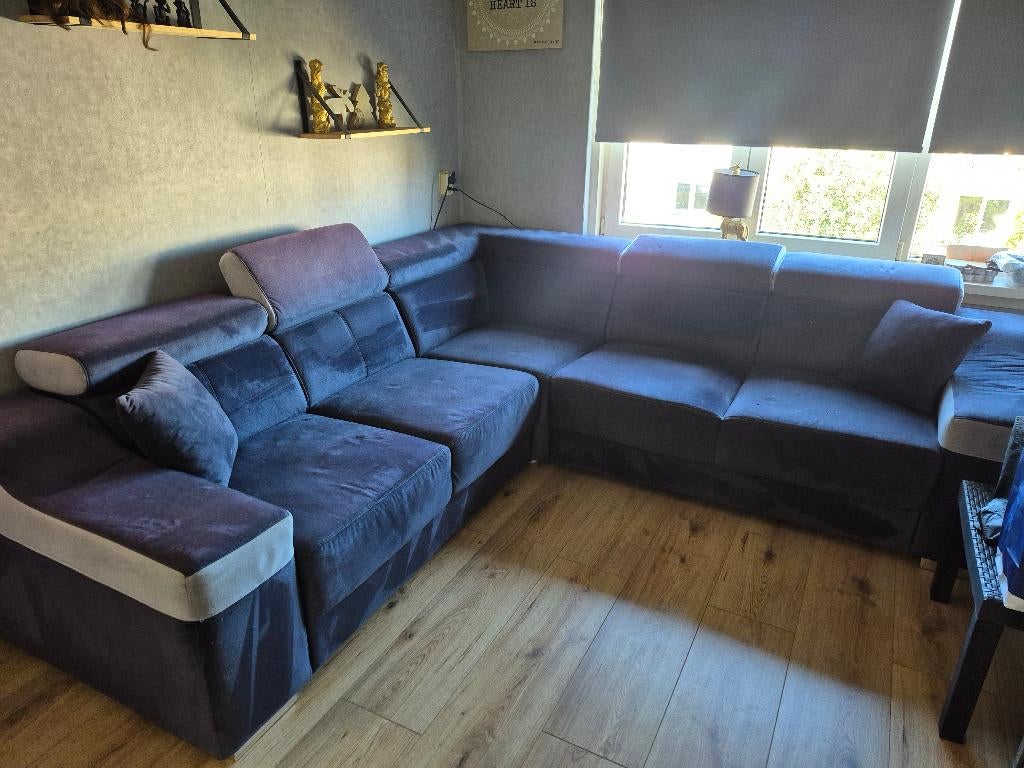 Hoekbank, Ophalen, Gebruikt, Stof