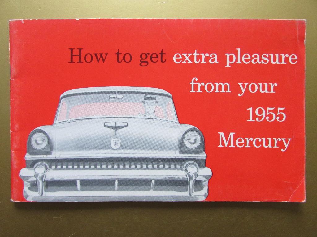 1955 Mercury owner's manual, Engels, Ophalen of Verzenden