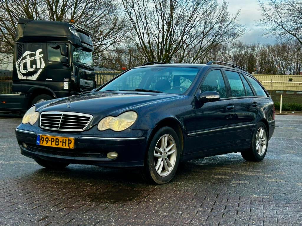 Mercedes C klasse W203 180 compressor, Blauw, Stationwagon, Particulier, C-Klasse