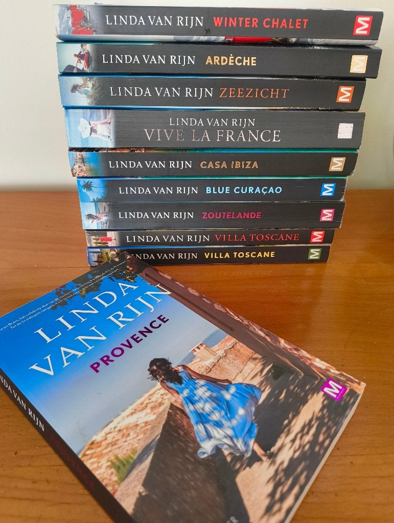 10 boeken Linda van Rijn, Ophalen of Verzenden, Gelezen