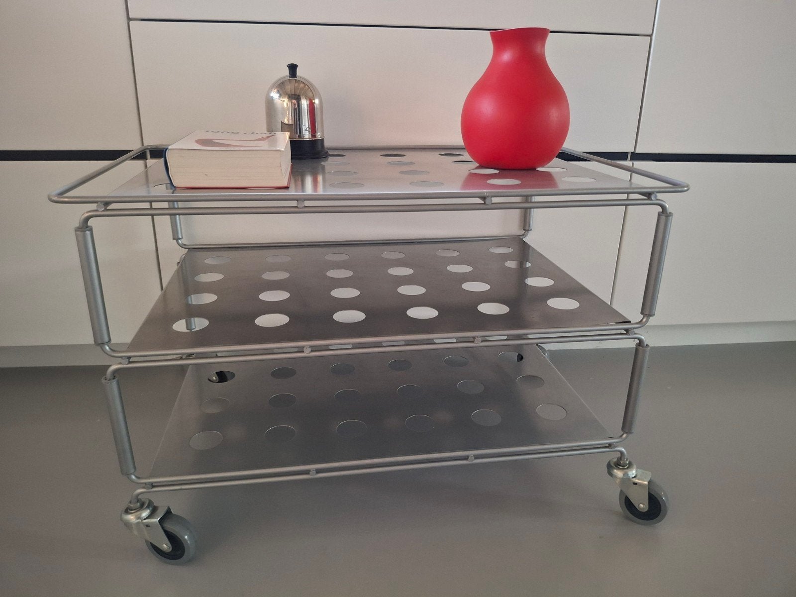 Vintage IKEA Niels Gammelgaard Tünsta Trolley, Ophalen, Gebruikt