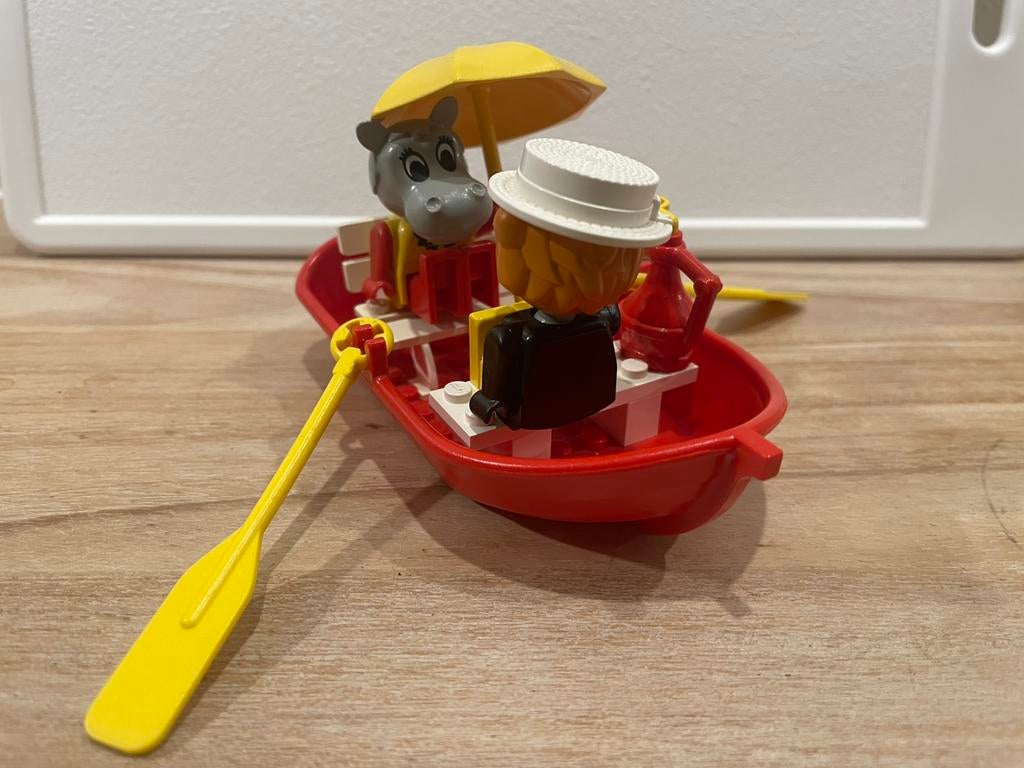 Lego Fabuland 3622 Roeiboot, Ophalen, Gebruikt, Jongen of Meisje
