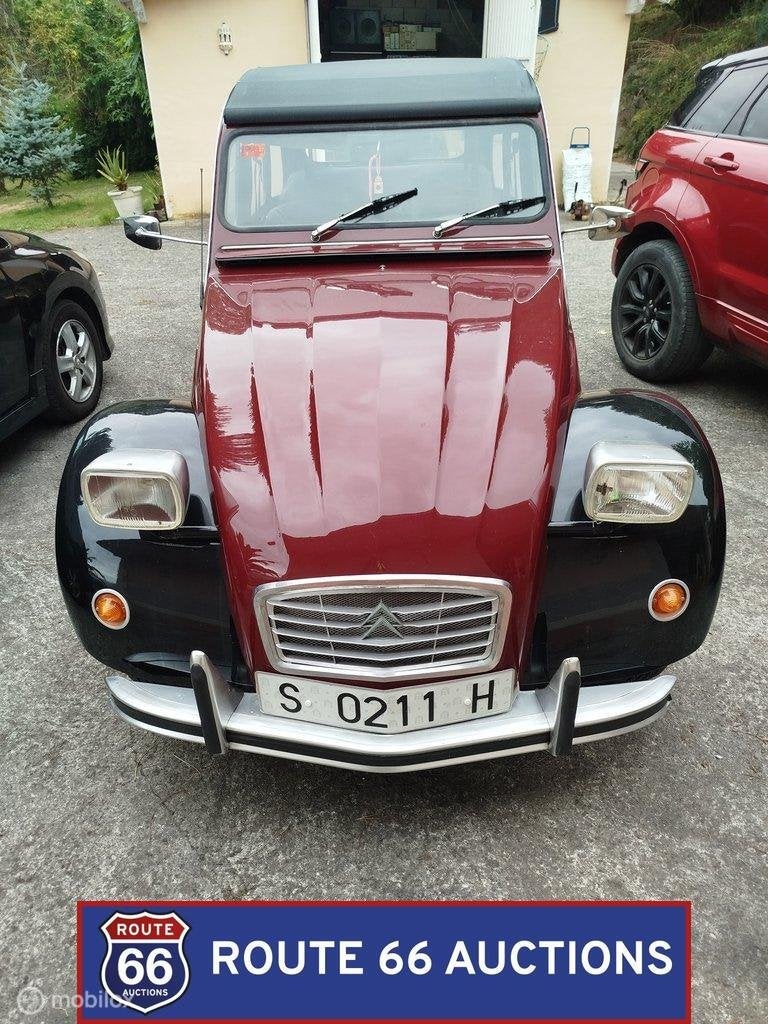 Citroën 2CV6 Charleston | 1979 | Route 66 Auctions, Overige carrosserieën, Citroën, Zwart, Bedrijf