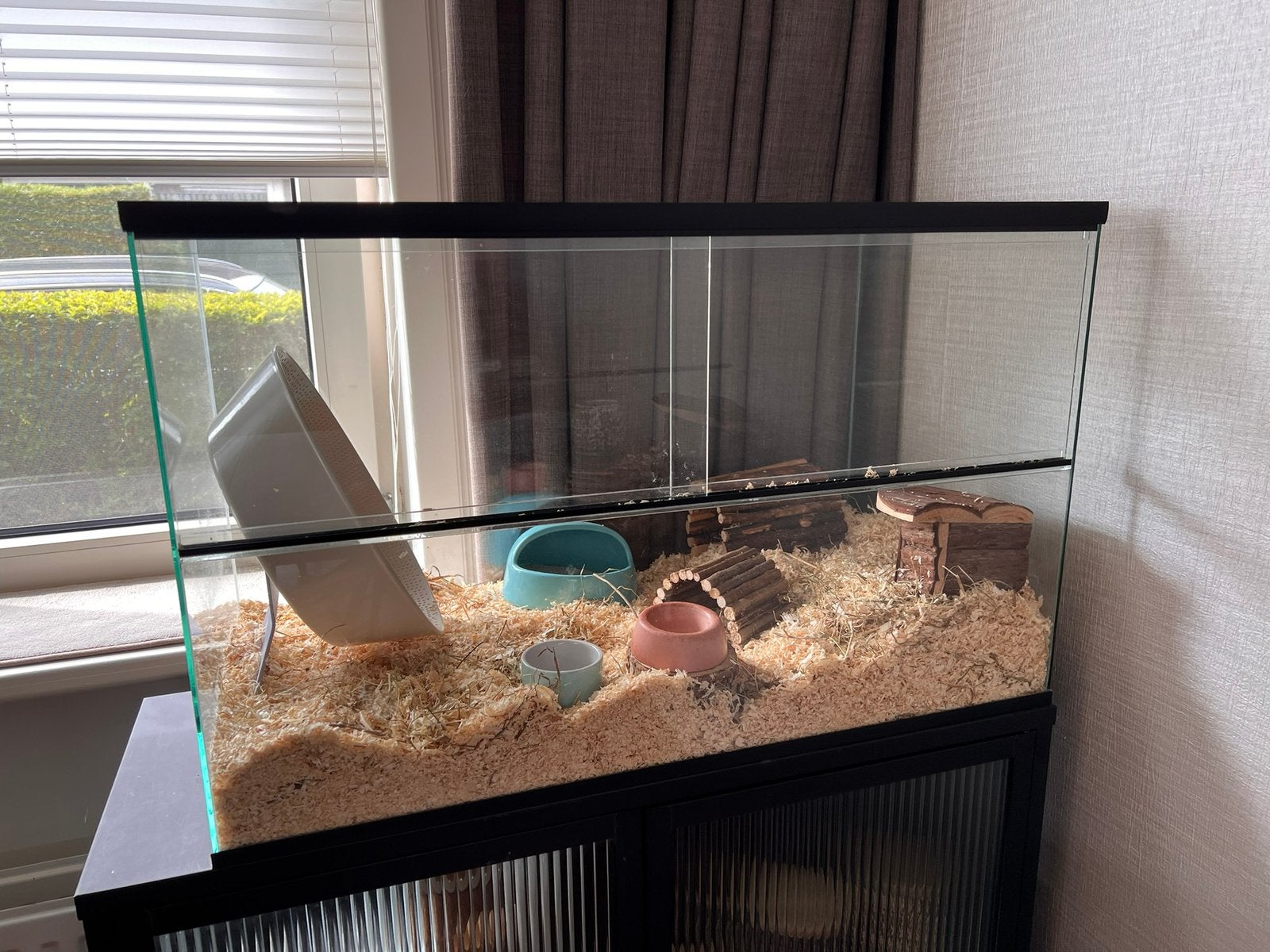 Hamsterkooi van Queenies 80x40x50 cm, Dieren en Toebehoren, Kooi, Zo goed als nieuw, Hamster, 75 tot 110 cm