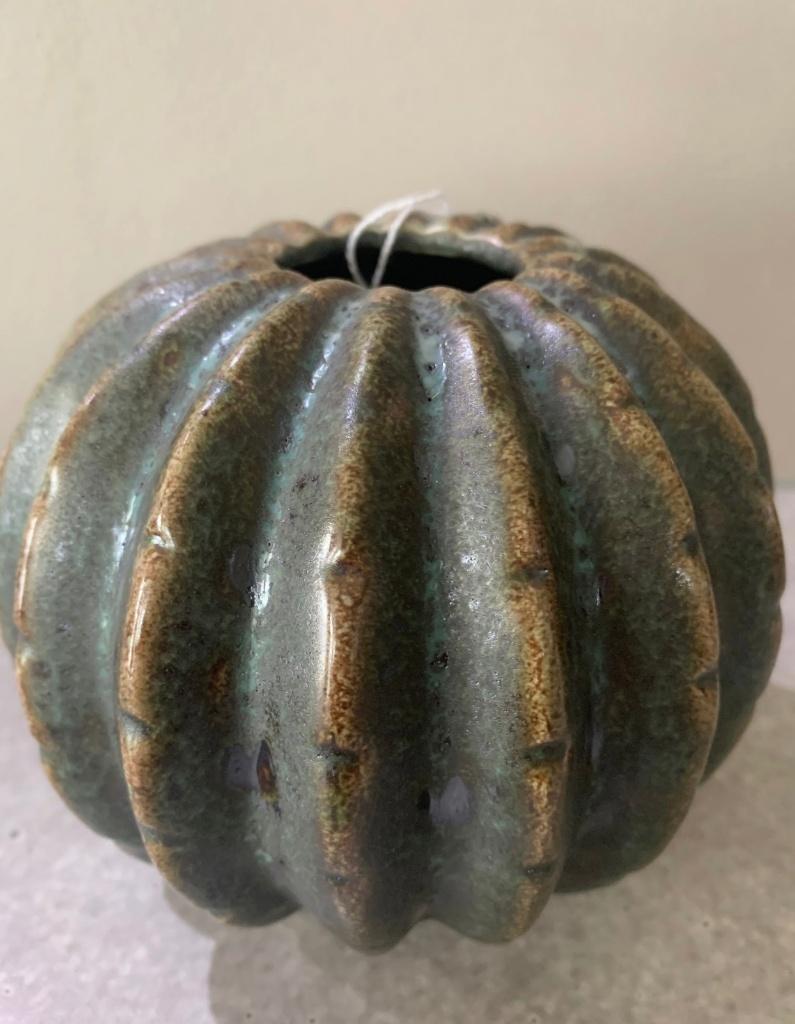 H. Skjalm P vase kansas green nieuw twv € 26,50, Overige kleuren, Aardewerk of Porselein, Nieuw, Ophalen of Verzenden