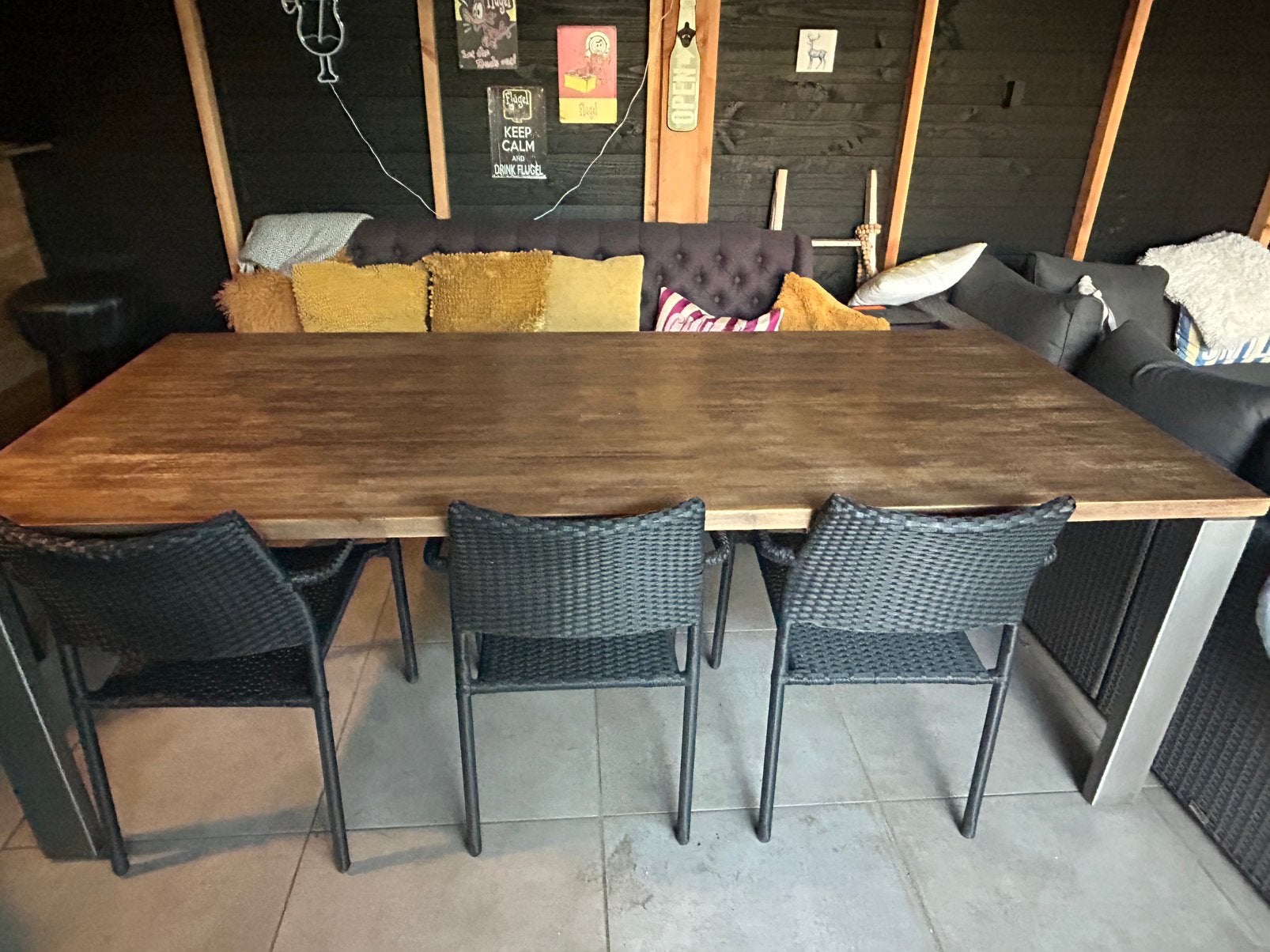 Tafel, Tuin en Terras, Ophalen, Gebruikt