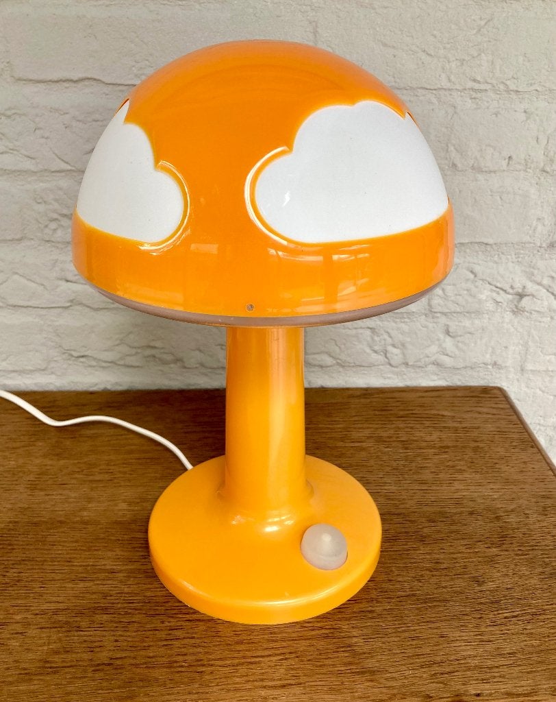 Ikea tafellamp Skojig. Oranje wolkenlamp. Ontw: H. Preutz., Kunststof, Ophalen of Verzenden, Zo goed als nieuw, Scandinavisch vintage
