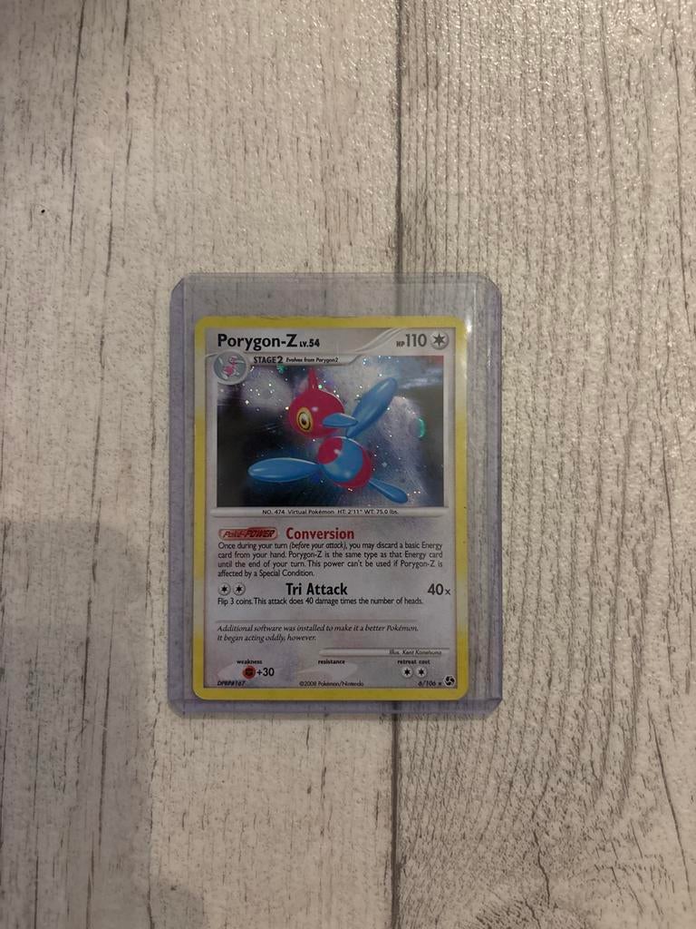 Porygon-Z Lv.54 Pokémon kaart - D&P Great Encounters, Ophalen of Verzenden, Gebruikt, Losse kaart, Foil