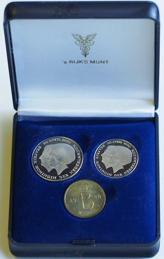 Jaarset 1980 met legpenning, Ophalen of Verzenden, Overige landen, Setje