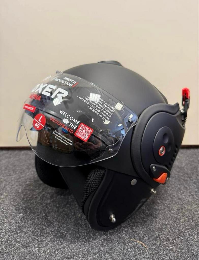 Nieuwe Roof Boxer V8 helm maat L - Ongebruikt met toebehoren, Systeemhelm, Heren, Ophalen of Verzenden, L