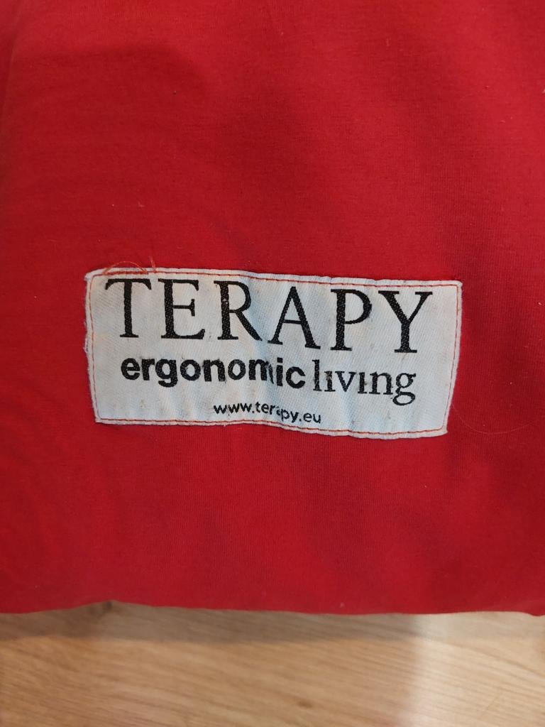 Ergonomische Terapy Zitzak - Rood, Huis en Inrichting, Zitzakken, Ophalen, Zo goed als nieuw, Rood, Zitzak