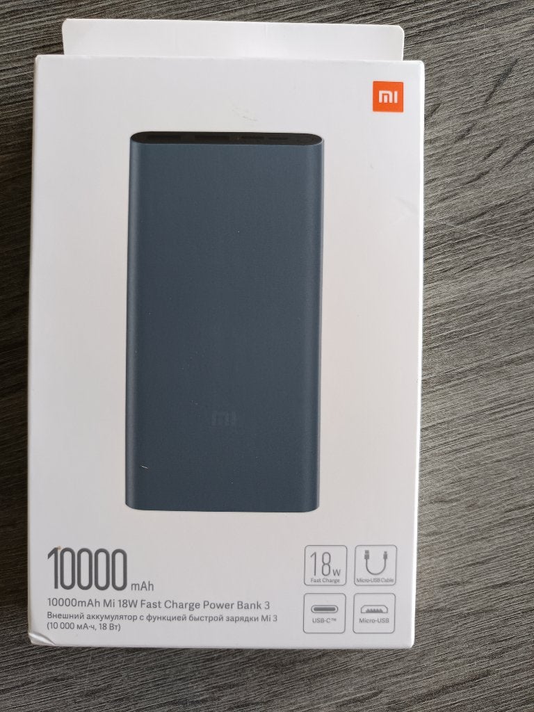 Xiaomi powerbank 10000 mah NIEUW zwart, Ophalen, Nieuw, Xiaomi