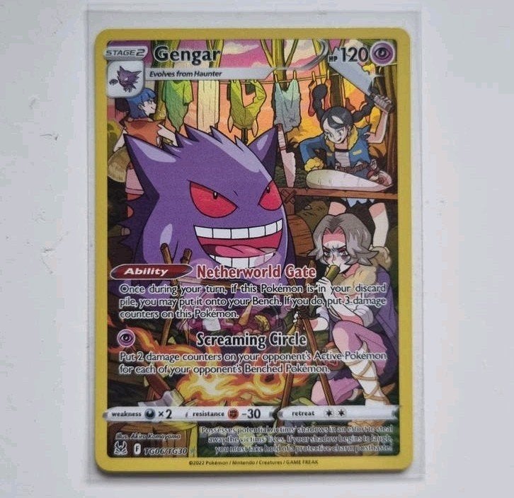 Gengar Alt Art (Lost Origin tg06/tg30), Hobby en Vrije tijd, Verzamelkaartspellen | Pokémon, Ophalen of Verzenden, Zo goed als nieuw