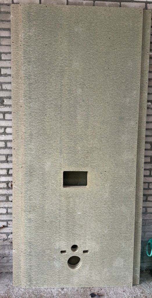 Toiletplaat spaanplaat water- vochtwerend, Doe-het-zelf en Verbouw, Info@toiletplaat.nl, Ophalen of Verzenden, Zo goed als nieuw