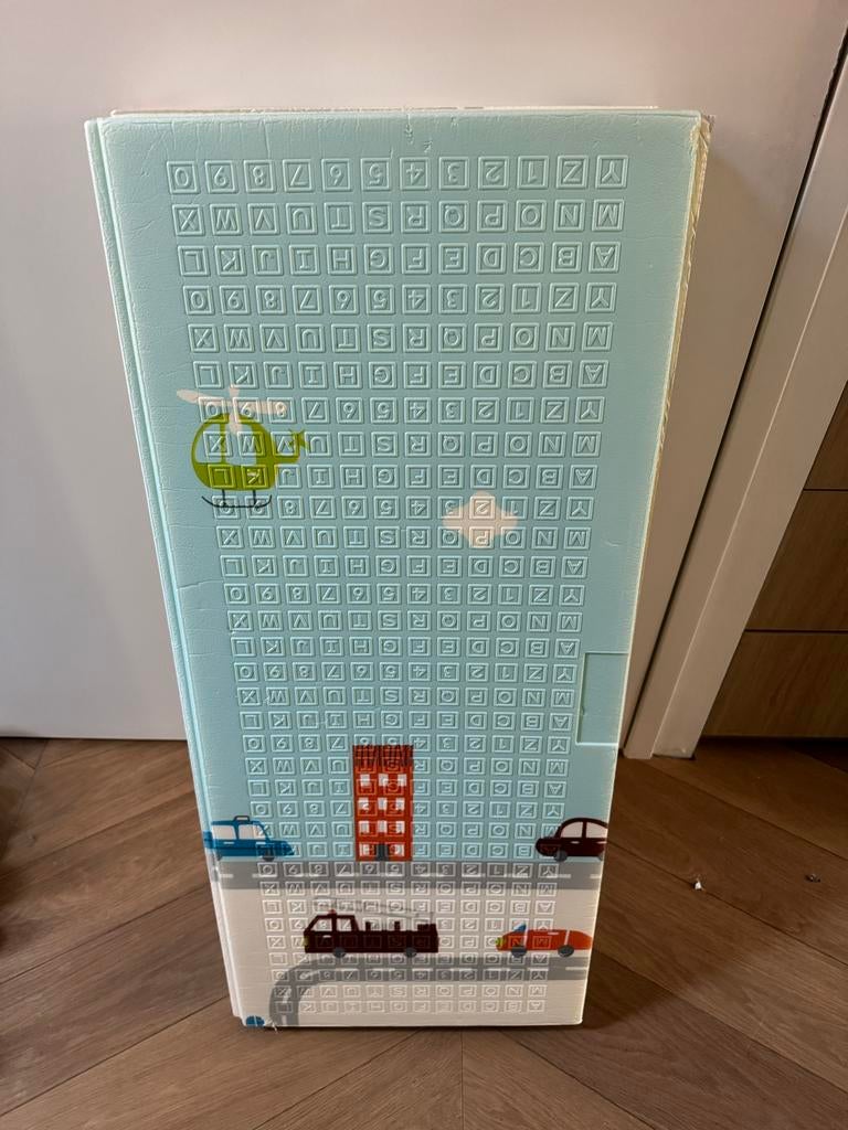 Speelkleed foam 200x180cm verkeer/bergen (klein hapje), Ophalen of Verzenden, Gebruikt