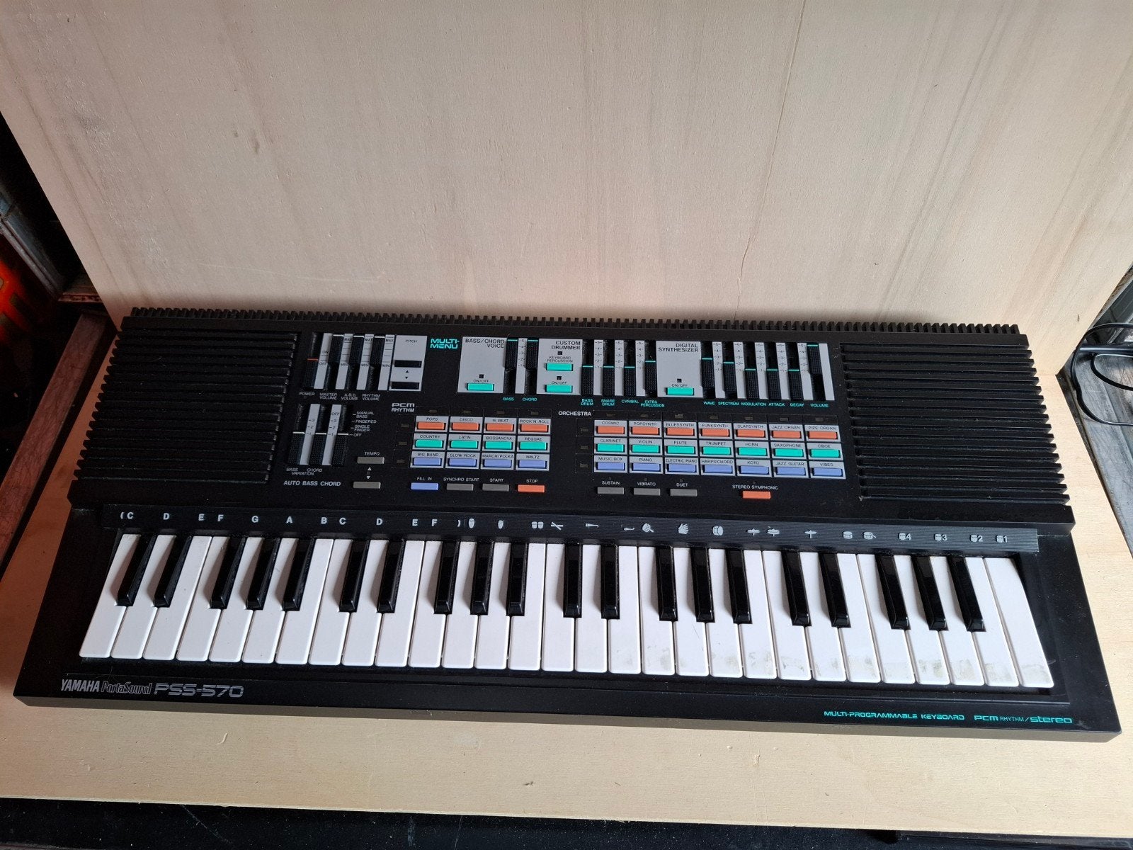 Yamaha PortaSound PSS-570 Keyboard. Perfecte Werkende Staat, Ophalen of Verzenden, Gebruikt, 49 toetsen, Yamaha