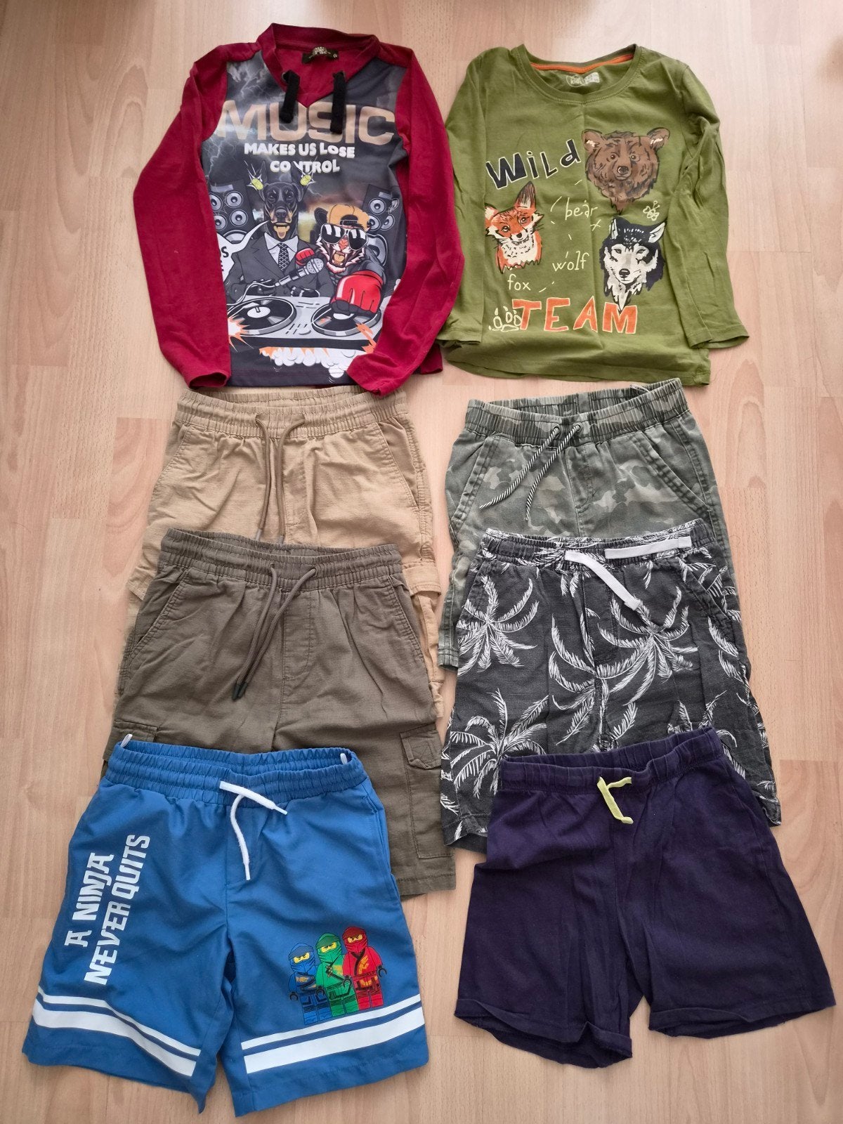 Korte broeken 122, Kinderen en Baby's, Kinderkleding | Maat 122, Ophalen of Verzenden, Gebruikt, Jongen