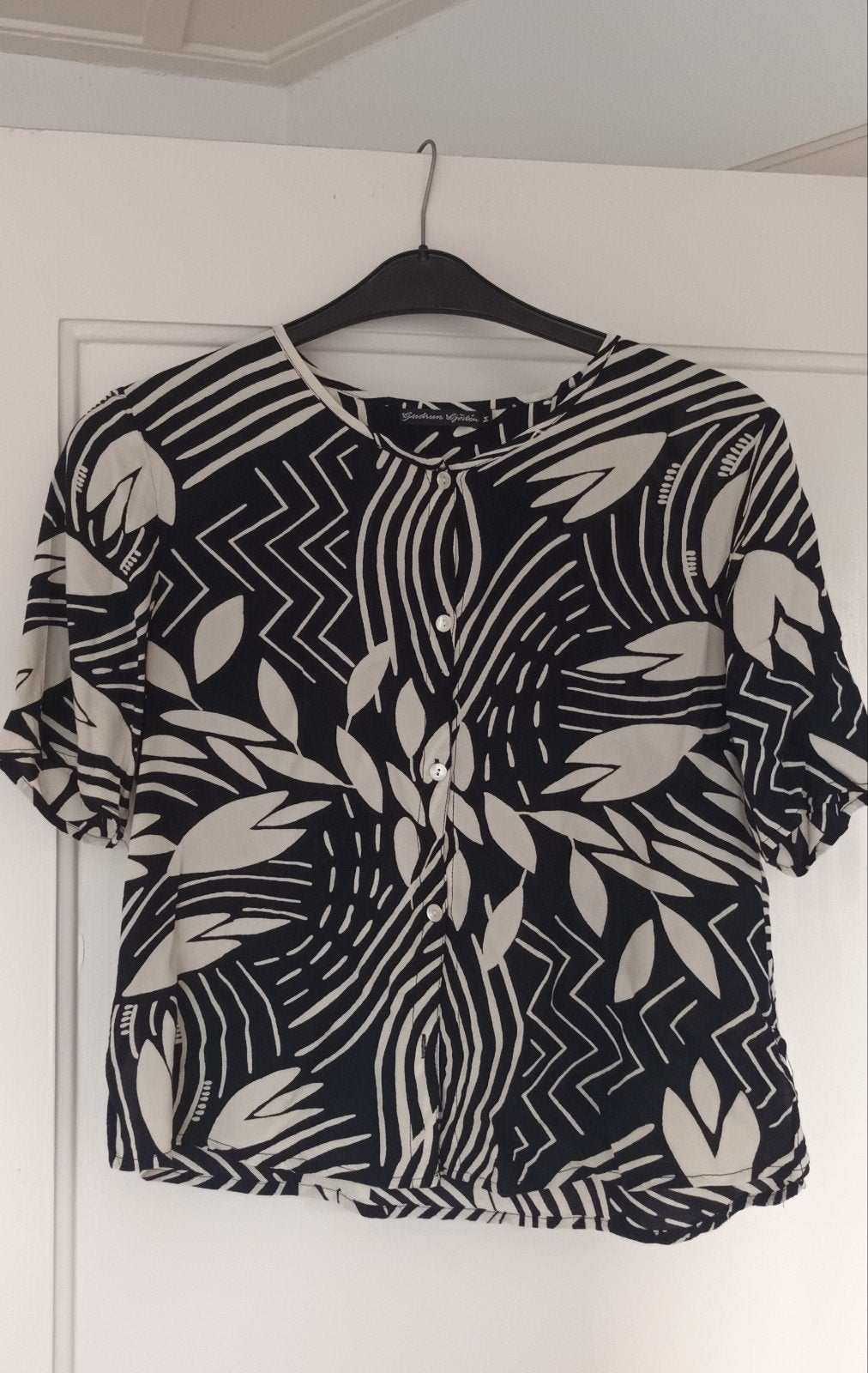 zomerblouse van Gudrun Sjödén maat m, Ophalen of Verzenden, Zo goed als nieuw, Zwart