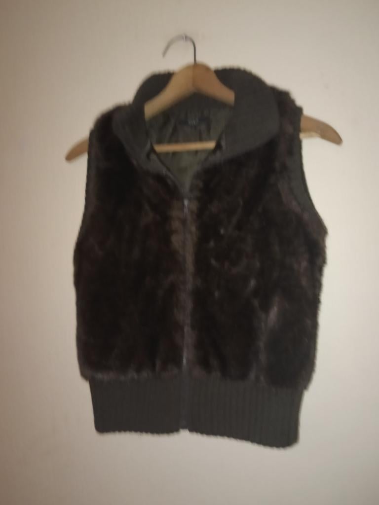 VILA Dames Faux Fur Gilet Maat L, VILA, Bruin, Maat 42/44 (L), Ophalen of Verzenden
