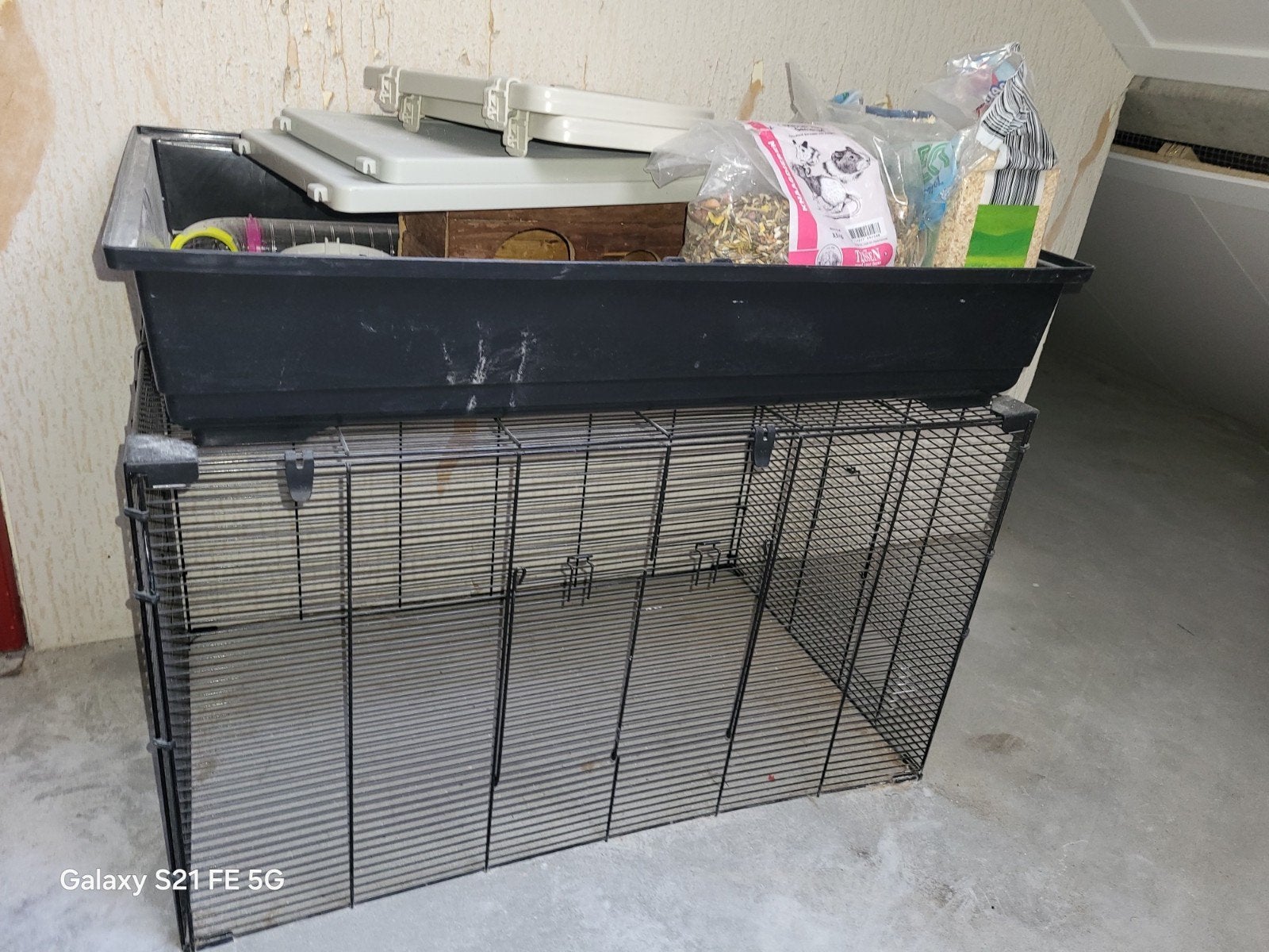 Ik verkoop een grote kooi voor ratten/hamsters., Ophalen