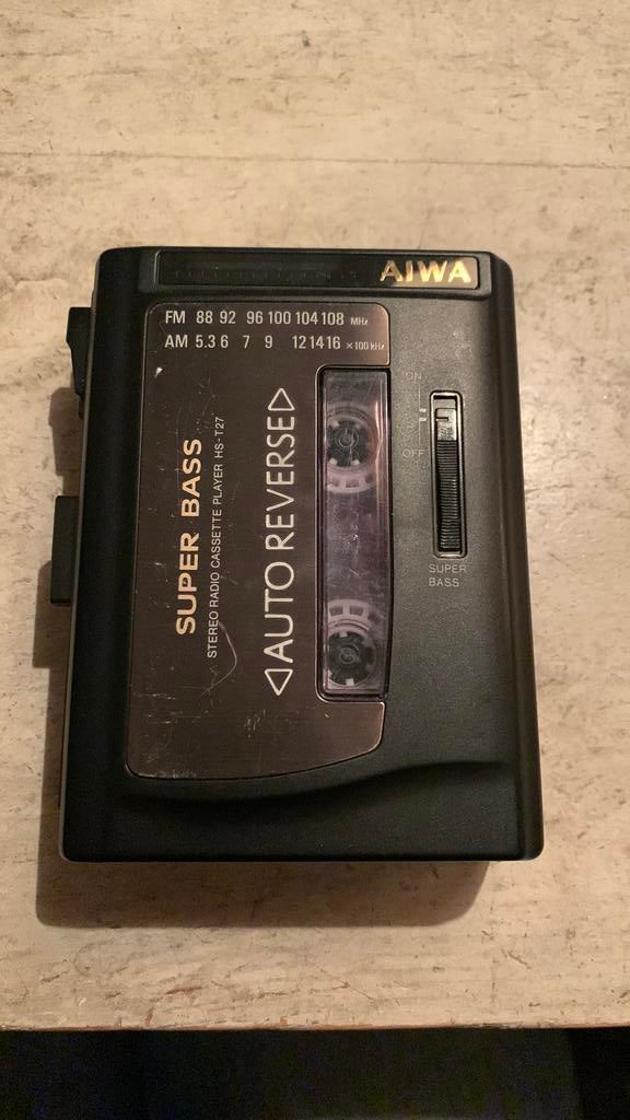 Aiwa casette speler HS-T27 walkman, Ophalen, Walkman