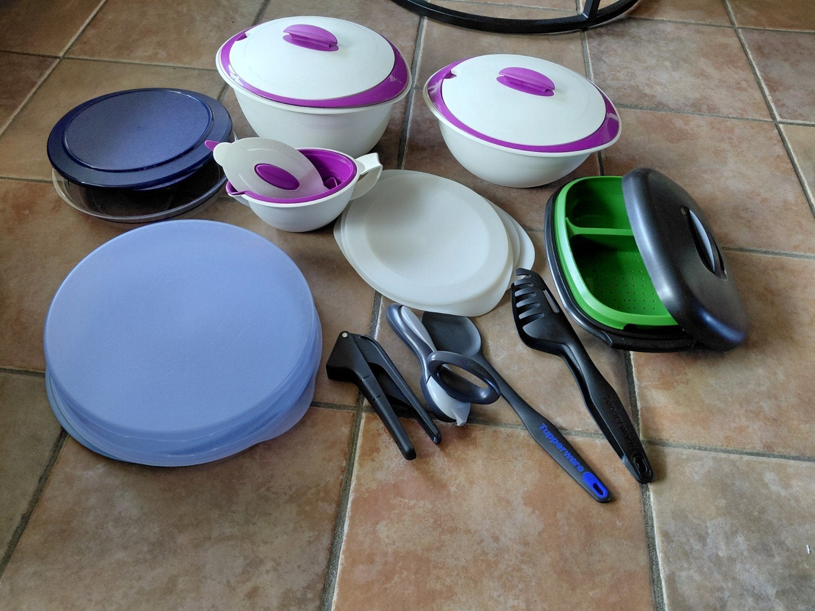 Tupperware  alles voor 25 euro, Ophalen of Verzenden, Wit, Schaal
