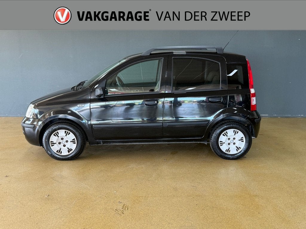 Fiat Panda 1.2 Emotion | Airco (bj 2008), Auto's, Fiat, Voorwielaandrijving, Gebruikt, 1242 cc, Zwart