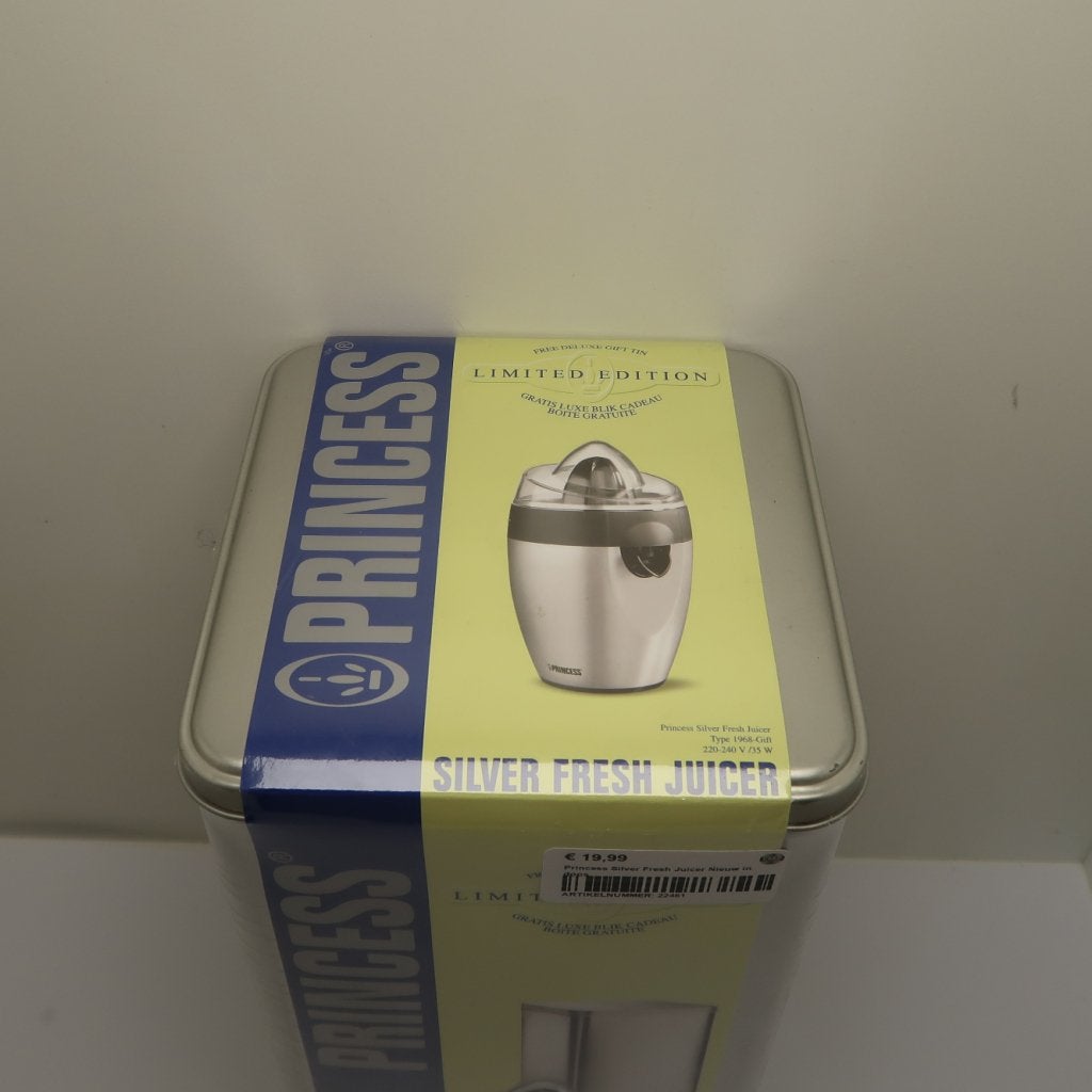 Princess Silver Fresh Juicer | Nieuw Verpakking, Witgoed en Apparatuur, Keukenmixers, Princess, Nieuw, Support@princess.com, Princess, Ringdijk 8
2921 LJ Krimpen aan den IJssel
Netherlands