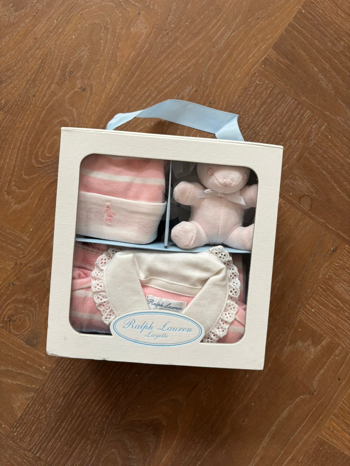 Ralph Lauren Kinderen - Rugby Gift Box Set 9M - Roze / Multi, Ophalen, Zo goed als nieuw